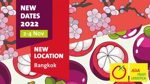 La Feria Asia Fruit Logistica se traslada a Bangkok en 2022