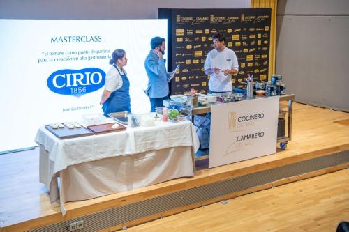 El tomate Cirio protagoniza la Masterclass impartida por el chef Juan Guillamón en el certamen Cocinero del Año